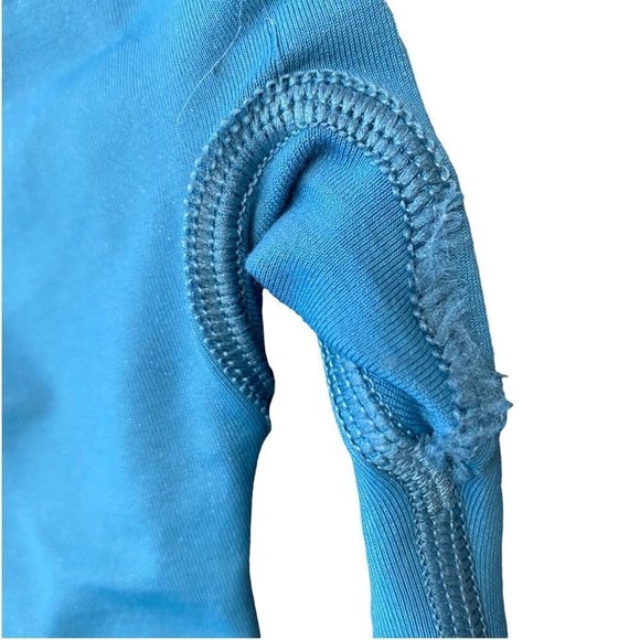 Gymshark Compression Cropped Leggings Womens Small Blue *Read - Picture 6 of 7